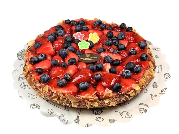 Aardbeienvlaai Blauwe Bes Linzen