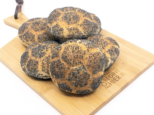 Mini Maanzaadbolletje&nbsp;per 6 stuks