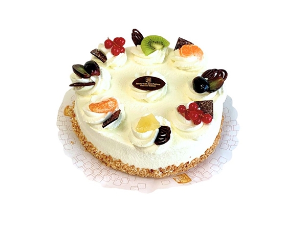 Slagroomtaart - rond