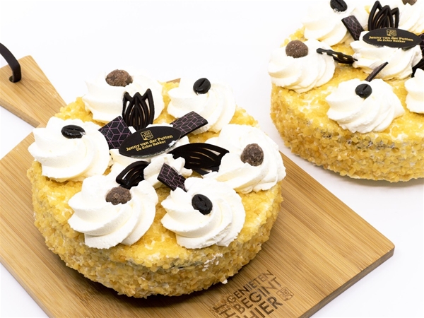 Nougatine Slagroomtaart&nbsp;10 personen